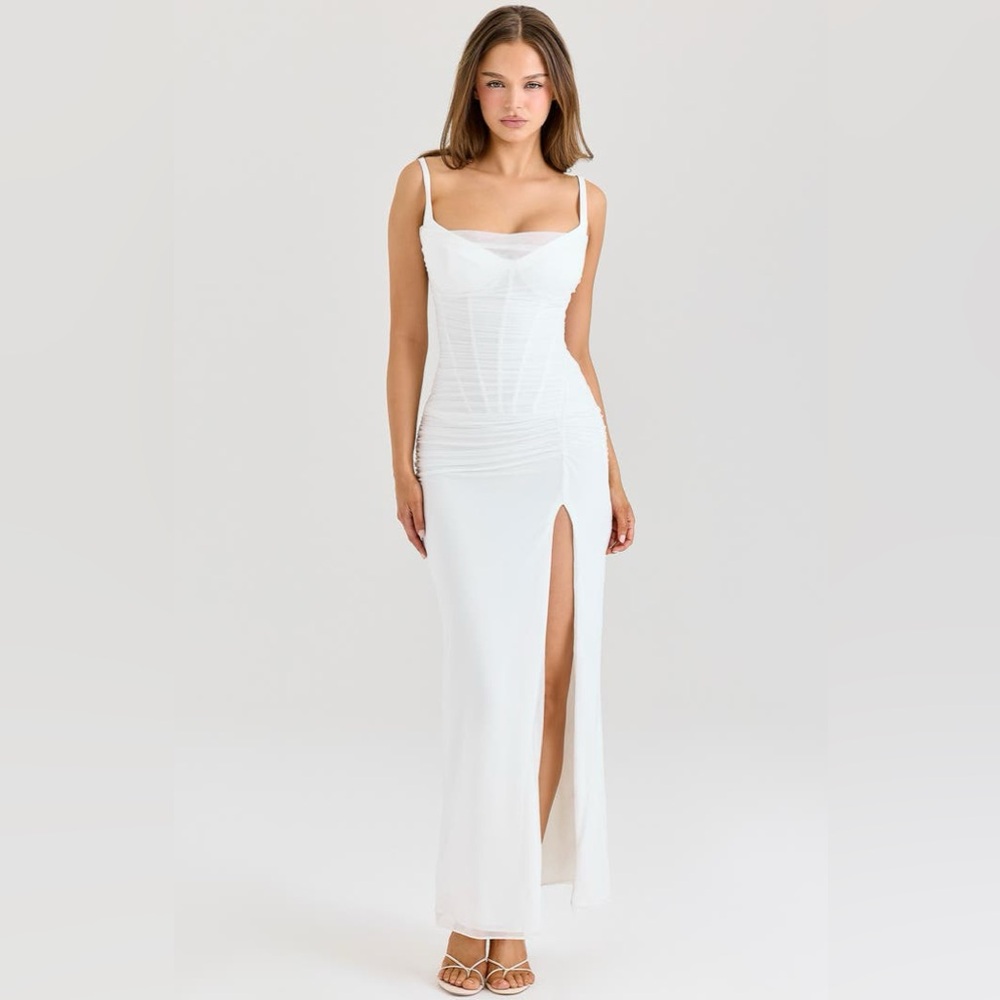 House of CB White Maxi Dress